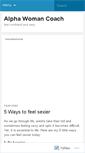 Mobile Screenshot of alphawomancoach.wordpress.com