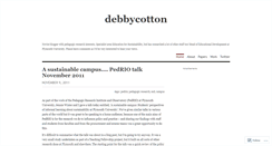 Desktop Screenshot of debbycotton.wordpress.com