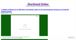 Desktop Screenshot of jharkhandonline.wordpress.com
