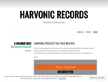 Tablet Screenshot of harvonicrec.wordpress.com