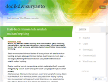 Tablet Screenshot of dodikdwisuryanto.wordpress.com
