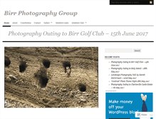 Tablet Screenshot of birrphotogroup.wordpress.com