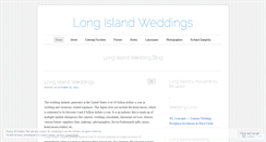 Desktop Screenshot of longislandweddings.wordpress.com