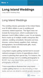 Mobile Screenshot of longislandweddings.wordpress.com