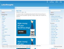Tablet Screenshot of lotzothoughtz.wordpress.com