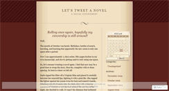 Desktop Screenshot of letstweetanovel.wordpress.com