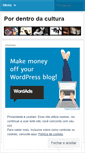 Mobile Screenshot of pordentrodacultura.wordpress.com