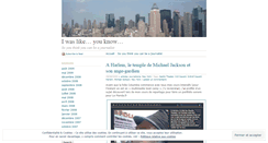 Desktop Screenshot of iwaslike.wordpress.com