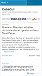 Mobile Screenshot of cubaout.wordpress.com