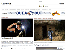 Tablet Screenshot of cubaout.wordpress.com