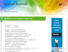 Tablet Screenshot of jaylaxmi.wordpress.com