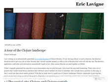 Tablet Screenshot of ericlavigne.wordpress.com