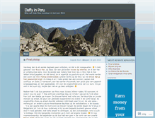 Tablet Screenshot of daffyinperu.wordpress.com