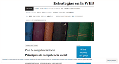 Desktop Screenshot of estrategiasweb.wordpress.com