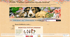 Desktop Screenshot of patitascansadasayudanimal.wordpress.com