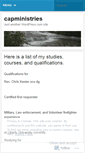 Mobile Screenshot of capministries.wordpress.com