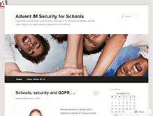 Tablet Screenshot of adventimschoolsecurity.wordpress.com