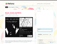 Tablet Screenshot of melonz.wordpress.com