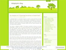 Tablet Screenshot of milophyllo.wordpress.com