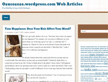 Tablet Screenshot of ozucozeze.wordpress.com