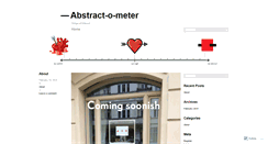 Desktop Screenshot of abstractometer.wordpress.com