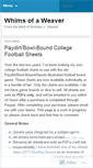 Mobile Screenshot of nicholasjweaver.wordpress.com