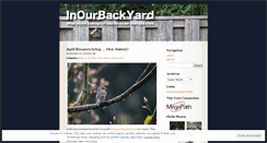 Desktop Screenshot of inourbackyard.wordpress.com