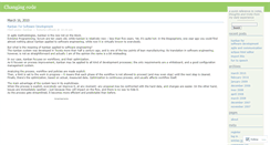 Desktop Screenshot of changingcode.wordpress.com