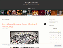 Tablet Screenshot of heavymetalthunder6.wordpress.com