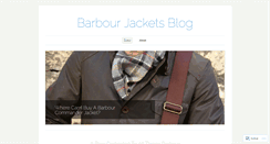 Desktop Screenshot of barbourjacket.wordpress.com
