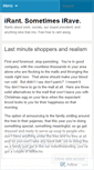Mobile Screenshot of irant.wordpress.com