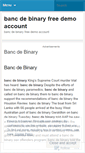 Mobile Screenshot of infotrac.bancdebinaryfreedemoaccount.wordpress.com