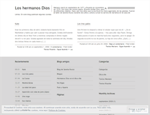 Tablet Screenshot of hermanosdios.wordpress.com