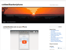 Tablet Screenshot of coldwellbankeriphone.wordpress.com
