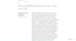 Desktop Screenshot of dallacollinaguardosotto.wordpress.com