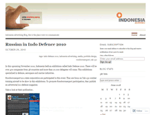 Tablet Screenshot of indonesiaadvertising.wordpress.com