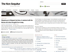 Tablet Screenshot of lenonsequitur.wordpress.com