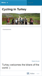 Mobile Screenshot of cyclinginturkey.wordpress.com