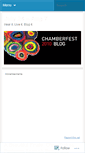 Mobile Screenshot of chamberfest.wordpress.com