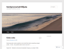 Tablet Screenshot of hendynoraclub100juta.wordpress.com