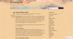 Desktop Screenshot of circusspiele.wordpress.com