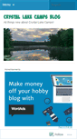 Mobile Screenshot of crystallakecamps.wordpress.com