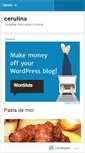 Mobile Screenshot of cerulina.wordpress.com