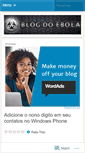 Mobile Screenshot of claudioebola.wordpress.com