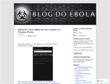 Tablet Screenshot of claudioebola.wordpress.com