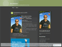 Tablet Screenshot of ericedelstein.wordpress.com