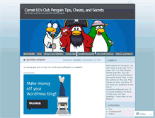 Tablet Screenshot of comet61.wordpress.com