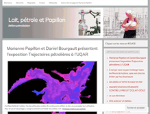 Tablet Screenshot of mpapillon.wordpress.com