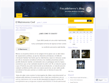 Tablet Screenshot of fiscaldehierro.wordpress.com