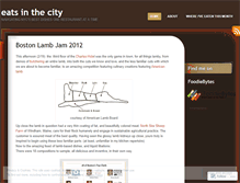 Tablet Screenshot of eatsinthecity.wordpress.com